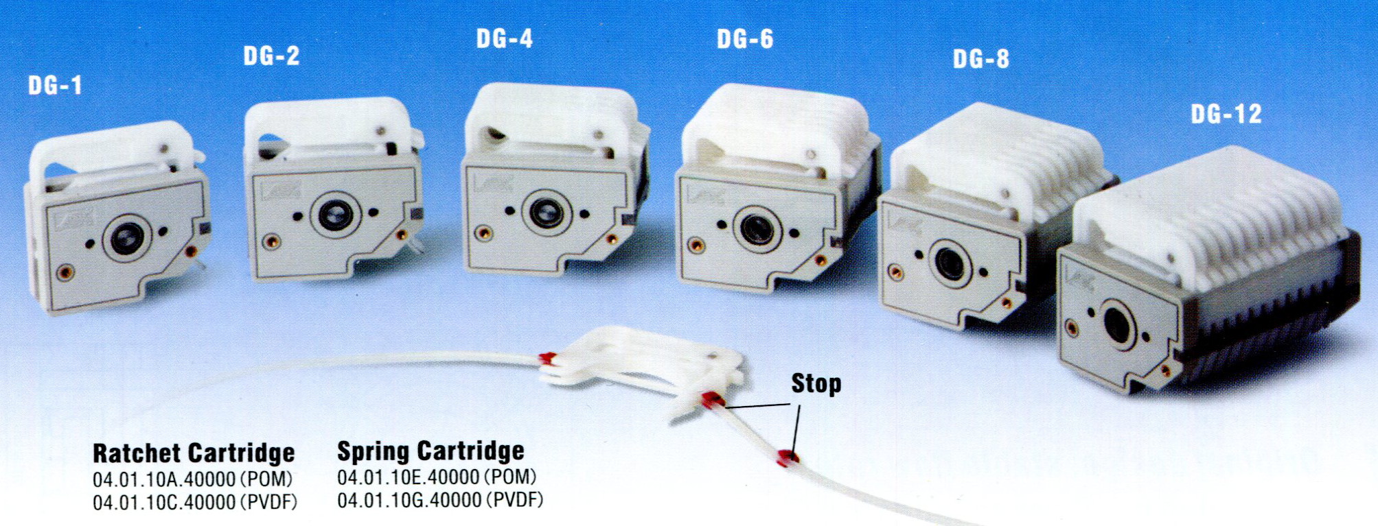 Multi-channel Pump Head, Peristaltic pump head, Longer pump head